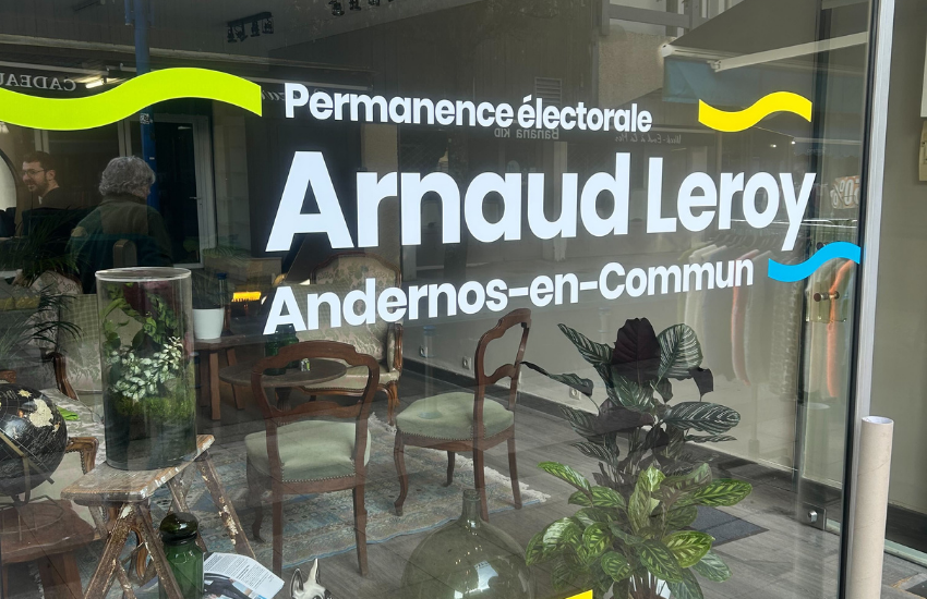 Image d'un lettrage adhésif