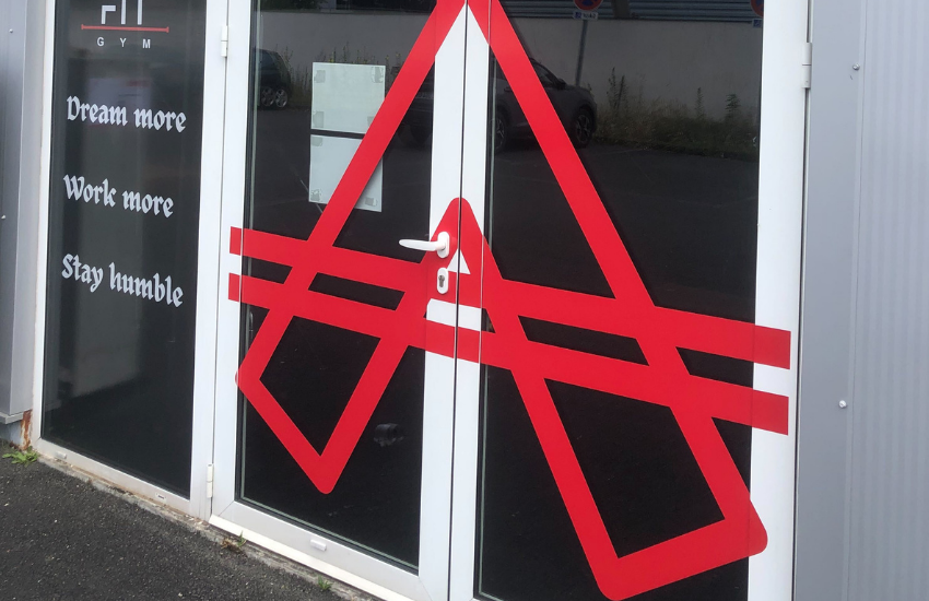 Image d'un stickers vitrine